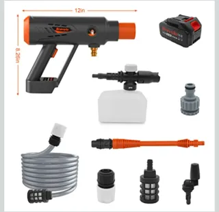 Hidrolimpiadora Bravolu a batería + Accesorios