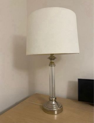 Lámpara Zara Home Cristal y Metal