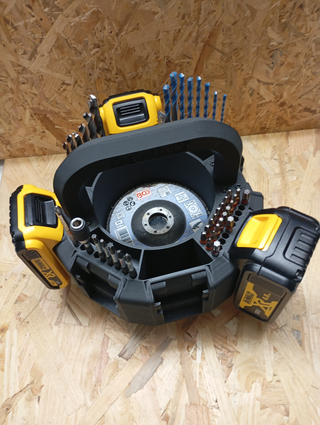 Estuche Para 8 Baterias DeWalt y accesorios