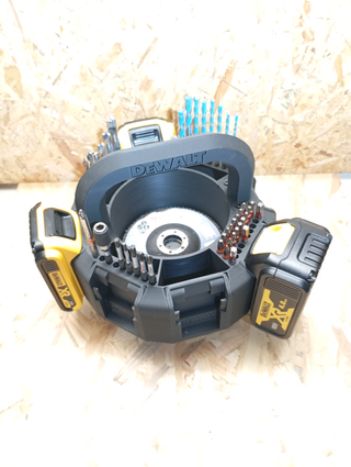 Estuche Para 8 Baterias DeWalt y accesorios