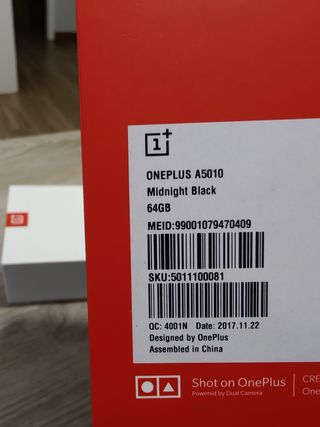 OnePlus A5010 Negro