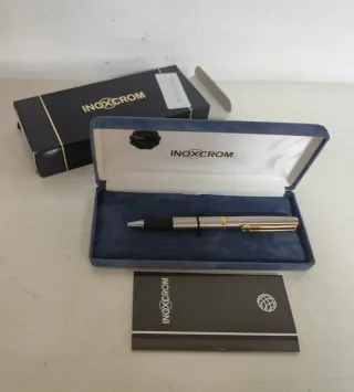 Bolígrafo Inoxcrome Caja Azul