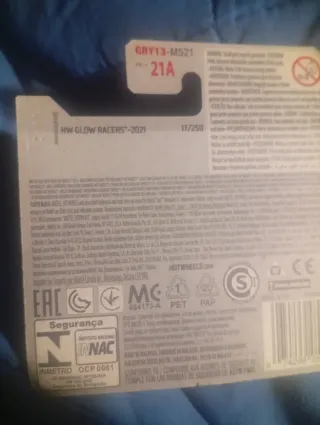 Coche Hot Wheels HW Glow Racers 1/5