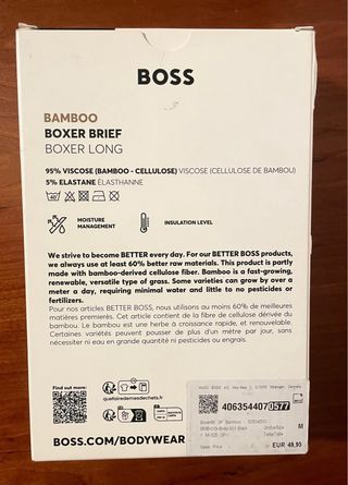 BOSS Calzoncillos Boxer M