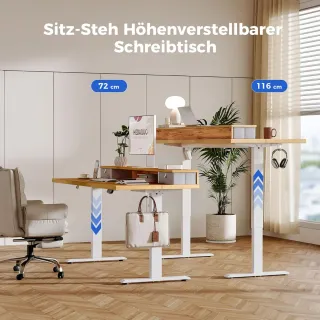 Escritorio Elevable Eléctrico 160x60