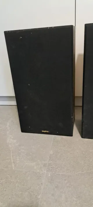 Altavoces Sanyo Negros