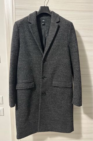 Cappotto H&M Grigio Scuro Uomo