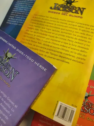 Lote saga completa Percy Jackson