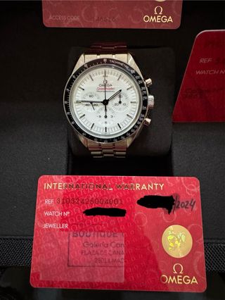 Omega Speedmaster Moonwatch Blanco