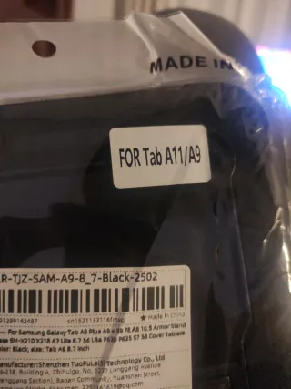 Funda Protectora Tablet 8.7 Negra nueva