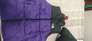Chaleco The North Face Negro y Morado