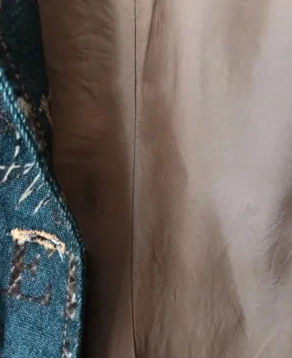 Chaqueta vaquera estampada Talla M