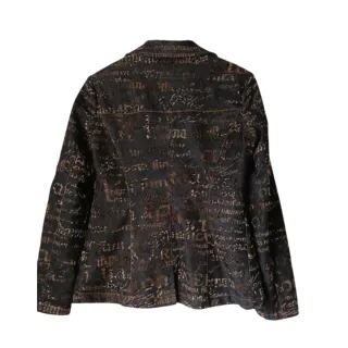 Chaqueta vaquera estampada Talla M