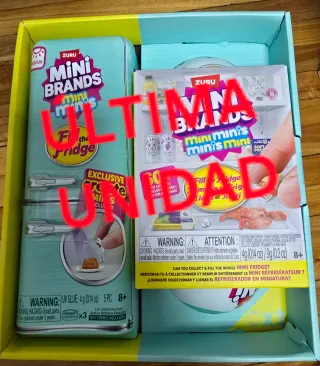 ÚLTIMAS UNIDADES!! Mini Nevera Mini Brands+2BOLAS
