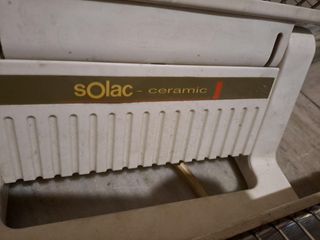 Estufa SOLAC y Zafir CERAMICA portátiles 1200W