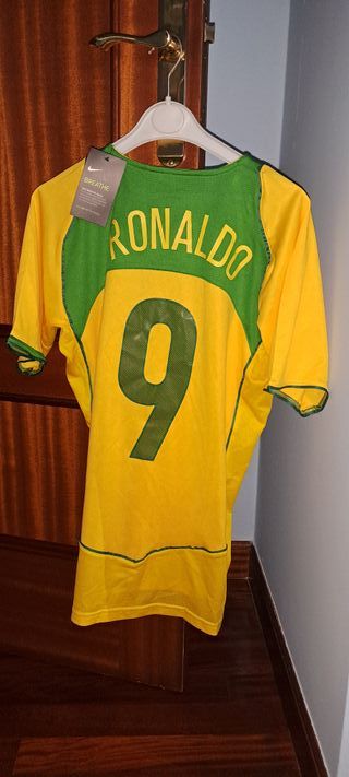 Camiseta Brasil 2004 Ronaldo 9 Nike