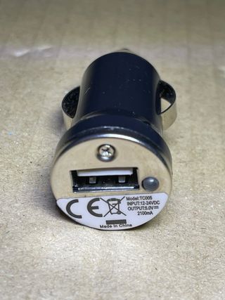 Cargador Coche USB 12V-24V