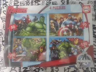 Pack 4 Puzzles Avengers Educa