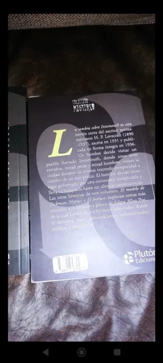 3 libros h p Lovecraft