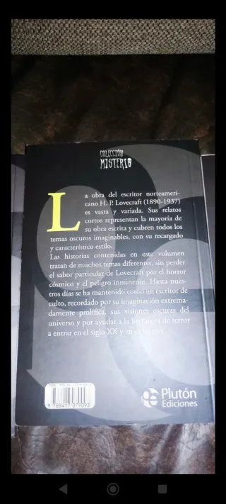 3 libros h p Lovecraft