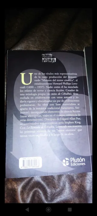 3 libros h p Lovecraft
