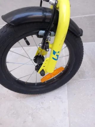 Bicicleta Infantil HILAND 12 Amarilla