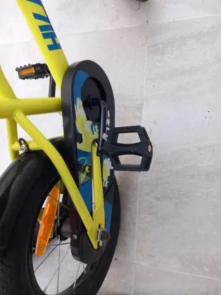 Bicicleta Infantil HILAND 12 Amarilla