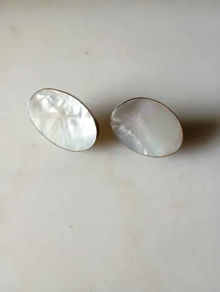 Pendientes plata, Anillo plata y Pulsera Nácar