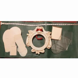 Cornici e materiale per miniature, lamine, vetri