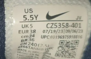 Zapatillas Nike Air Azul y Blanco