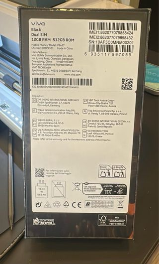 Vivo V50 12GB RAM / 512GB Nero Dual SIM