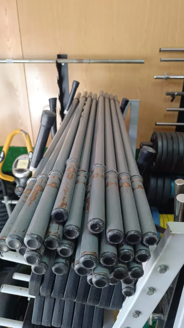 Barras 30mm huecas 140cm