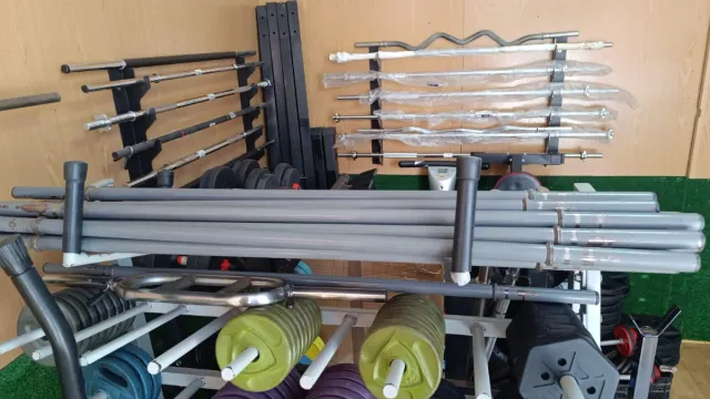 Barras 30mm huecas 140cm