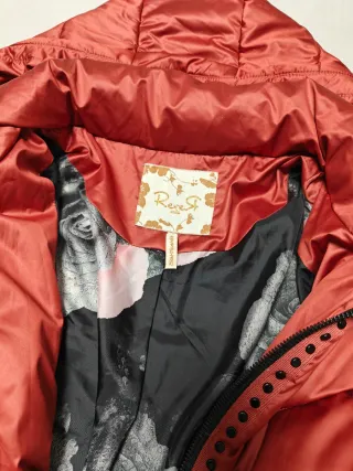 Chaqueta Invierno Mujer coral/rojo.