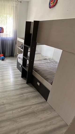 Cama Tren GROE Blanco/Grafito