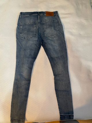 Pantalón SIKSIK azul desgastado