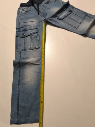 Vaqueros cargo azules