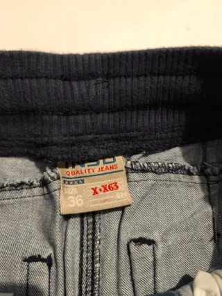 Vaqueros cargo azules