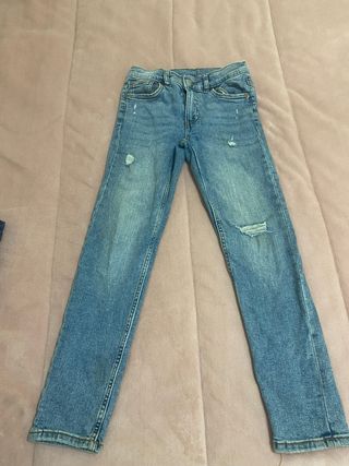 Pantalón vaquero niño azul talla de 9 -10 años