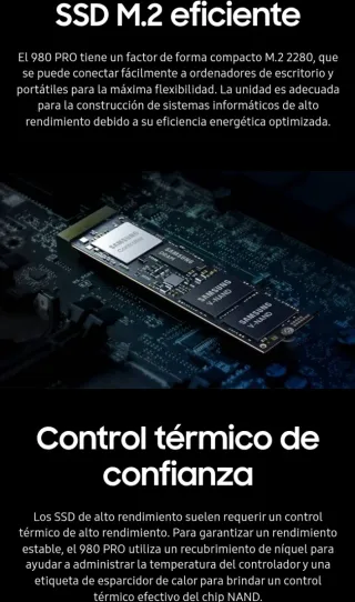 SSD NVMe Samsung 980 PRO 2TB