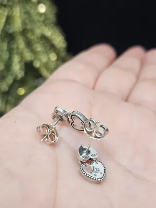 Pendientes Pandora Corazón Plata 925