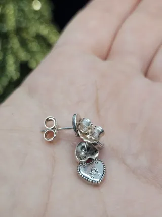 Pendientes Pandora Corazón Plata 925
