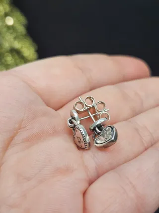 Pendientes Pandora Corazón Plata 925