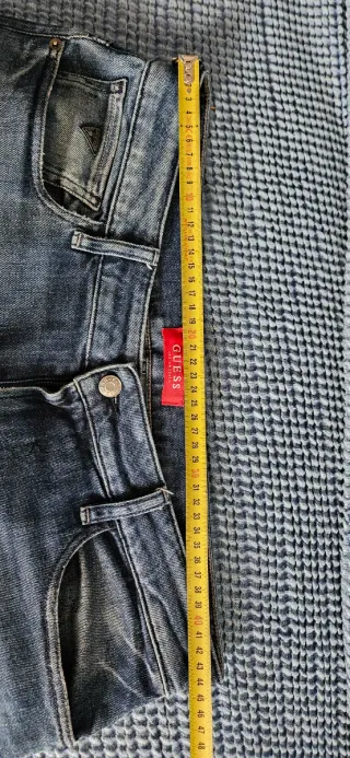 Pantalón Jeans Guess Hombre Desgastado Azul