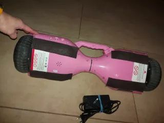 Hoverboard rosa + asiento