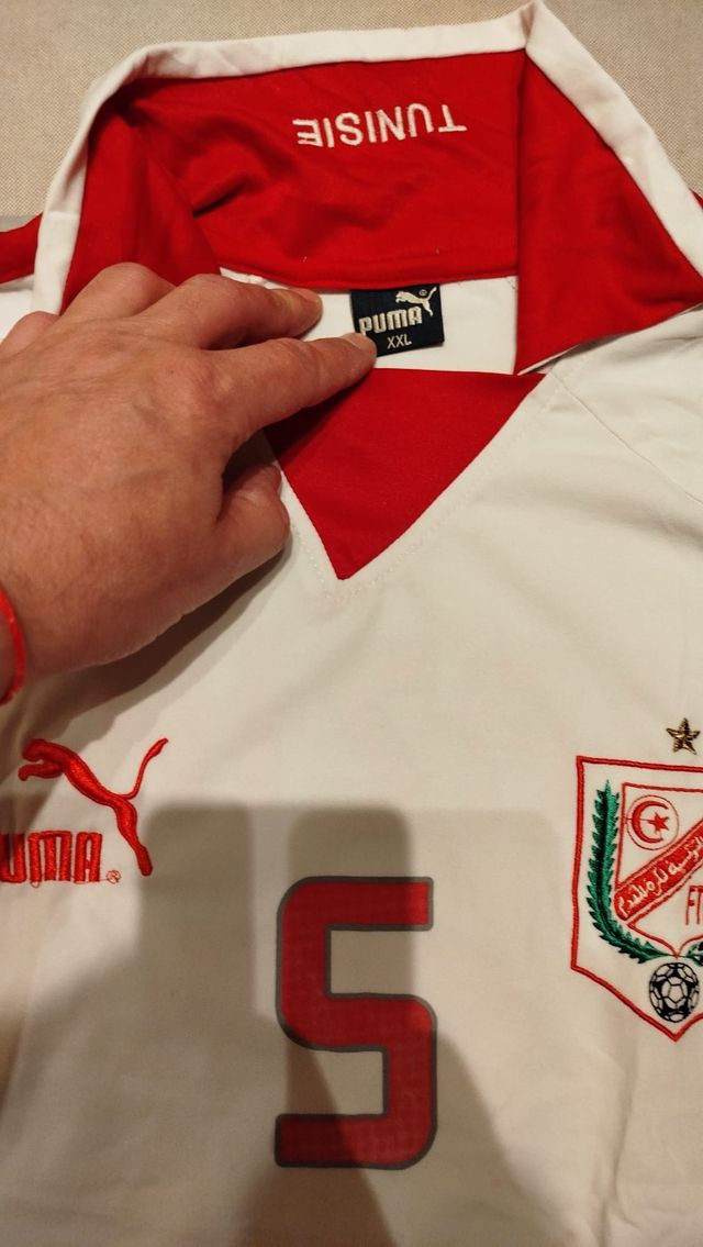 Camiseta selección Túnez 2004