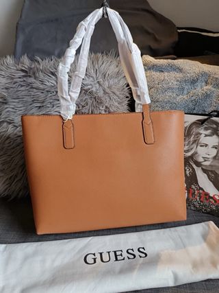 Bolso Tote Guess Marrón