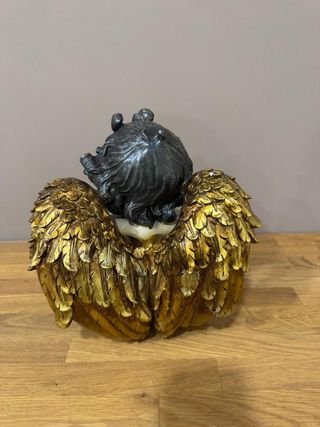 Angelo per presepe in poliresina