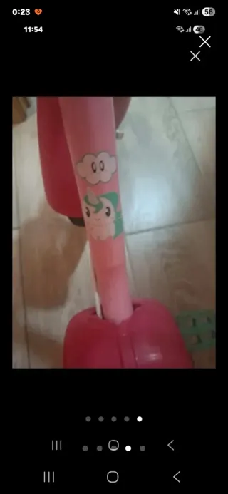 Bicicleta infantil rosa 3-4 años