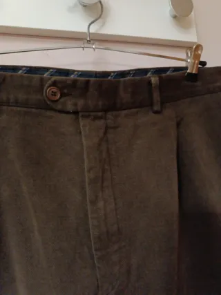 Pantalón Emidio Tuchi Talla 58  Marrón